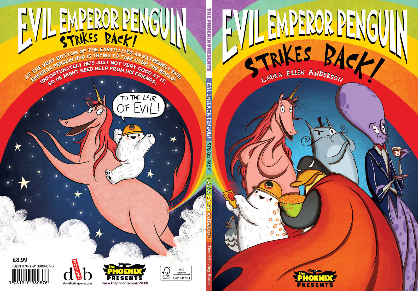 EVIL EMPEROR PENGUIN - Laura Anderson Illustration