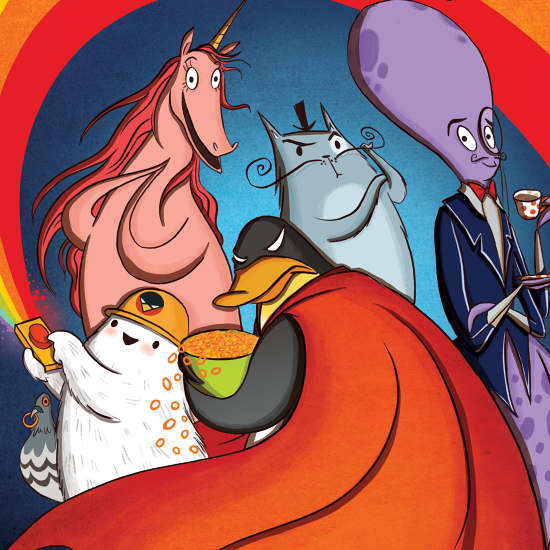 EVIL EMPEROR PENGUIN - Laura Anderson Illustration