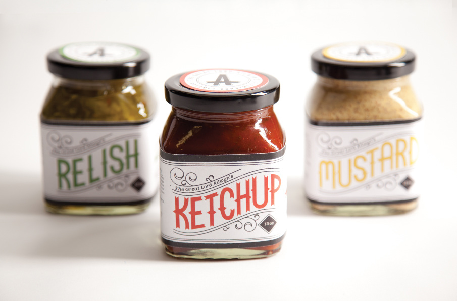 Condiment Package Design Nick DeVore Graphic Design Etc.