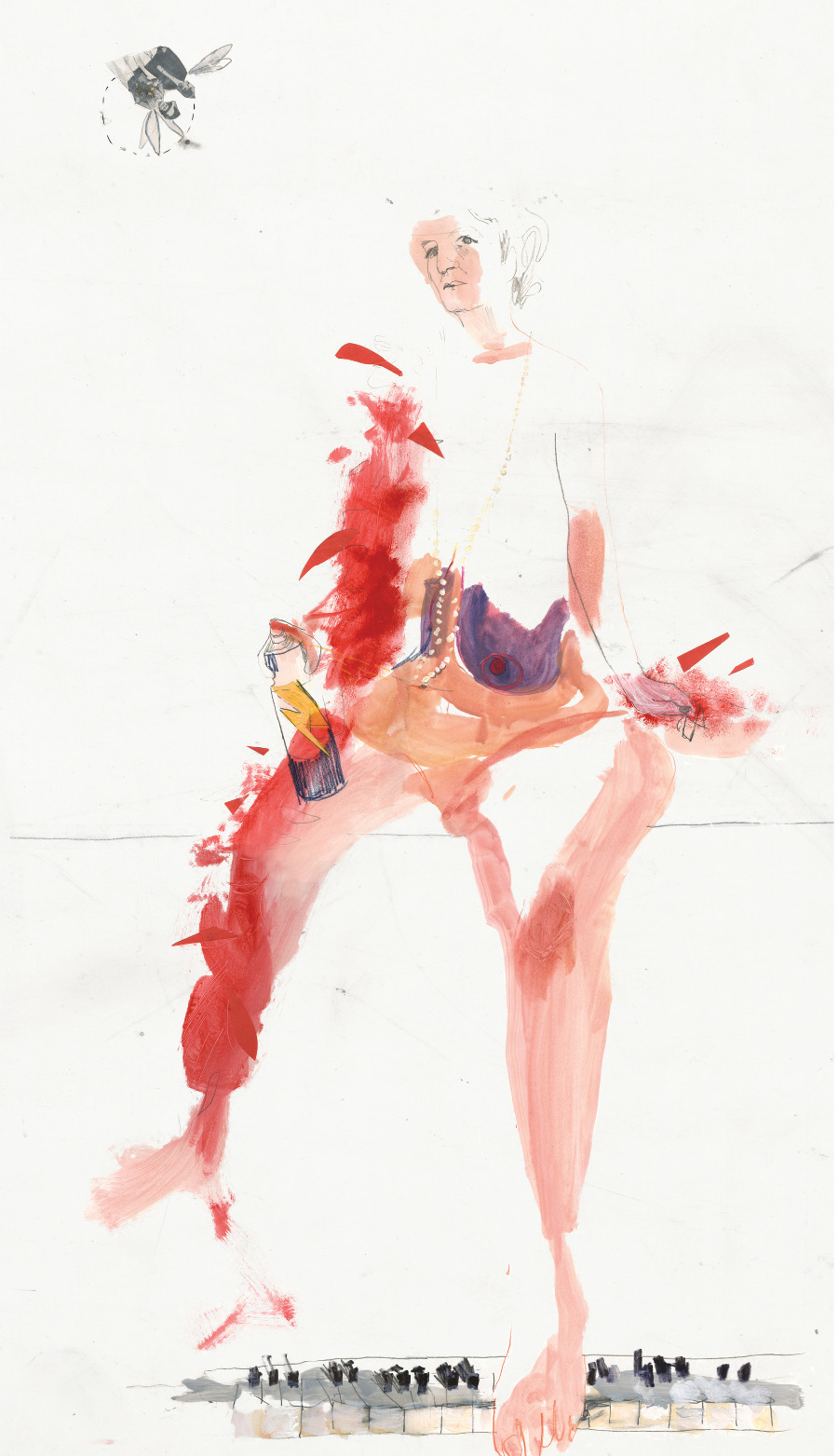 Experimental Life Drawing - Sarah Maycock