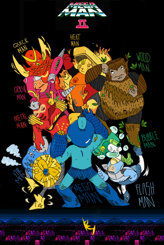 Mega Man Ii Kaiyee Illustrator Designer Singapore