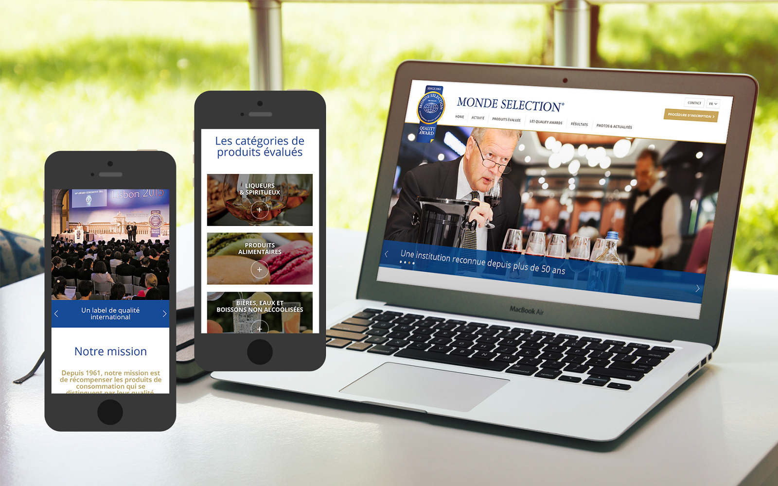 Website - Monde Selection - Gaëlle Spreutels - Graphic & Web designer based  in Brussels.