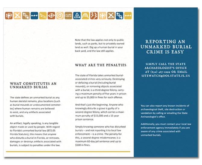 Burial Law Brochure Meghn Lofing Portfolio