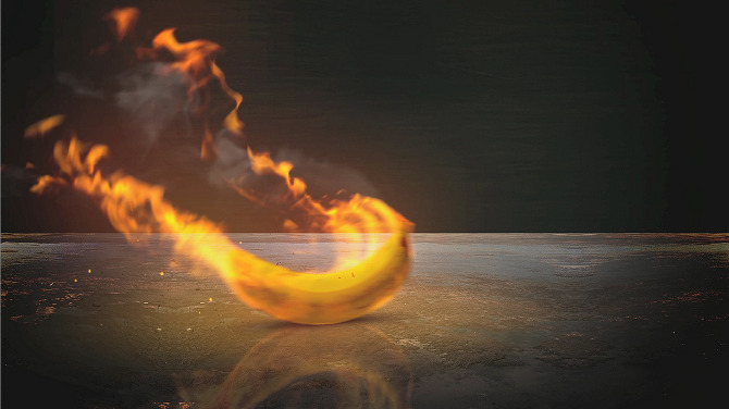 The Burning Banana Melantonio