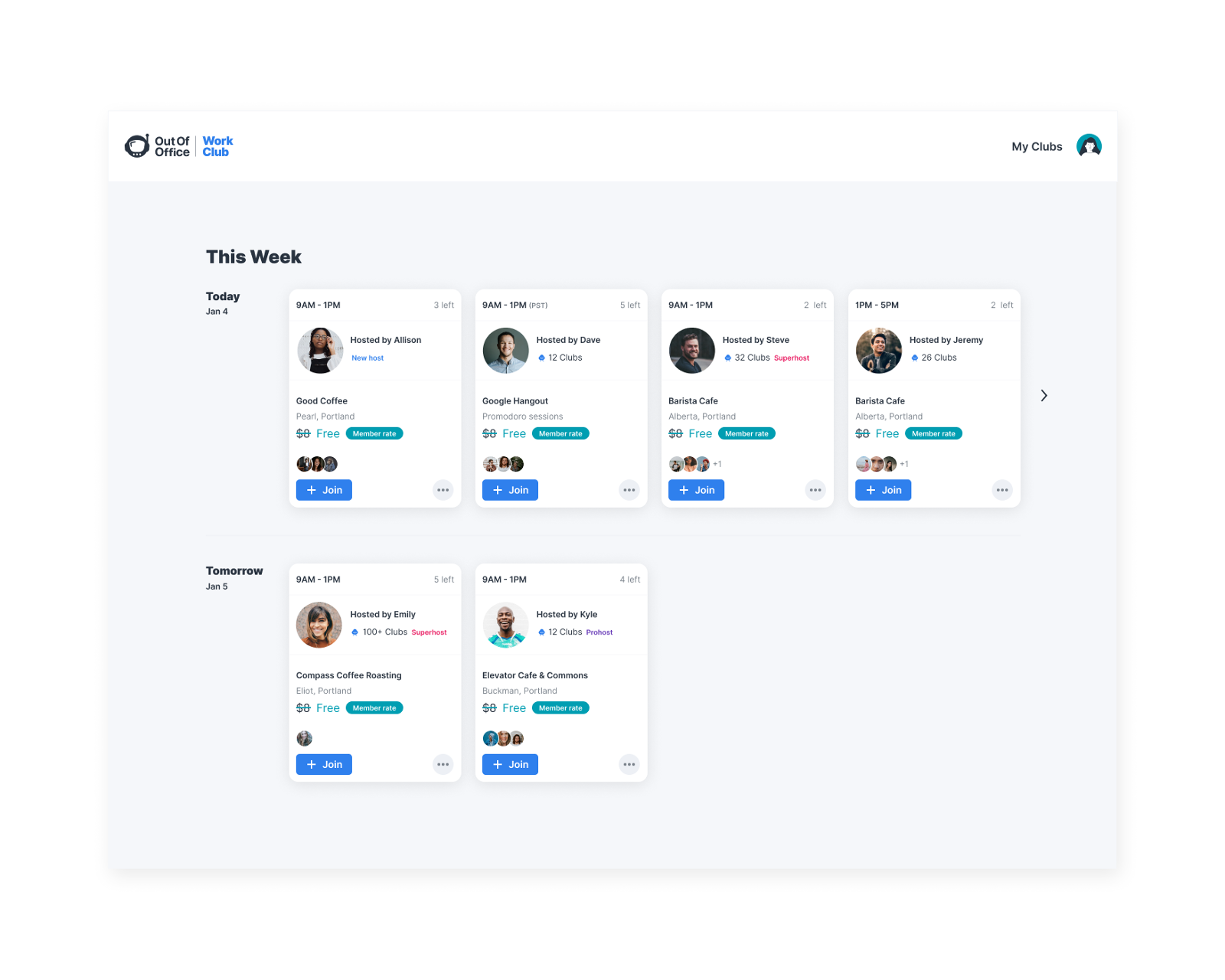Work Club Dashboard Sze Wa Cheung