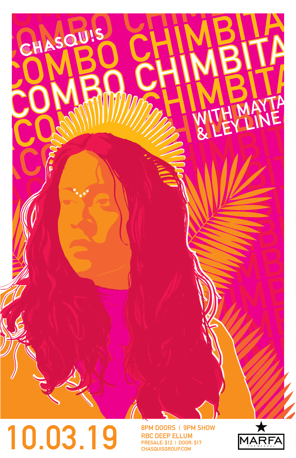 Combo Chimbita Show Poster Debra Doss
