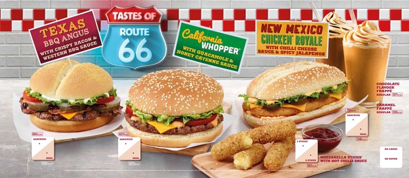 Burger King Tastes Of Route 66 Joe Oliver Illustration
