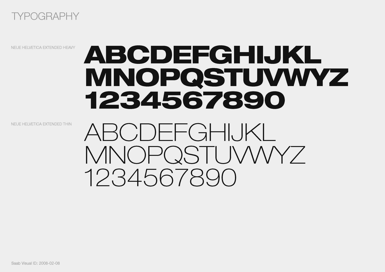 Saab visual identity. 2008-2016. - oscarliedgren