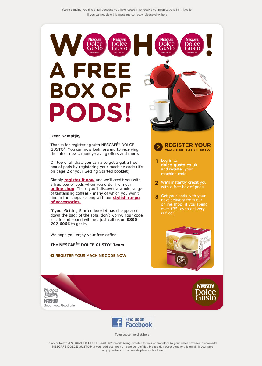 Nescafe - Dolce Gusto - Peter Aston