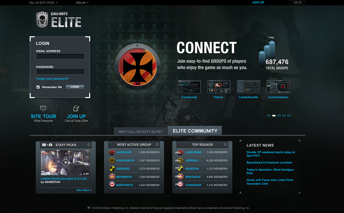 Call of Duty Elite (Beachhead) Alex Louie Freelance Interactive