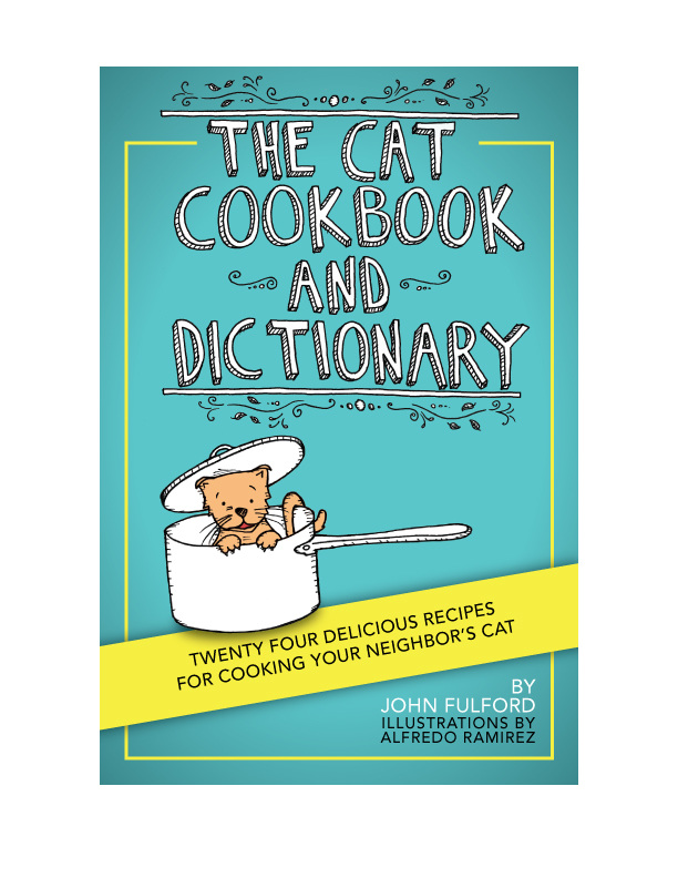 The Cat Cookbook and Dictionary alfredoMonster Illustration