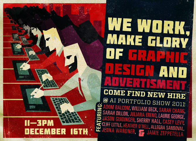 ai graphic design portfolio show postcard adom balcom visual design visual designers portfolio