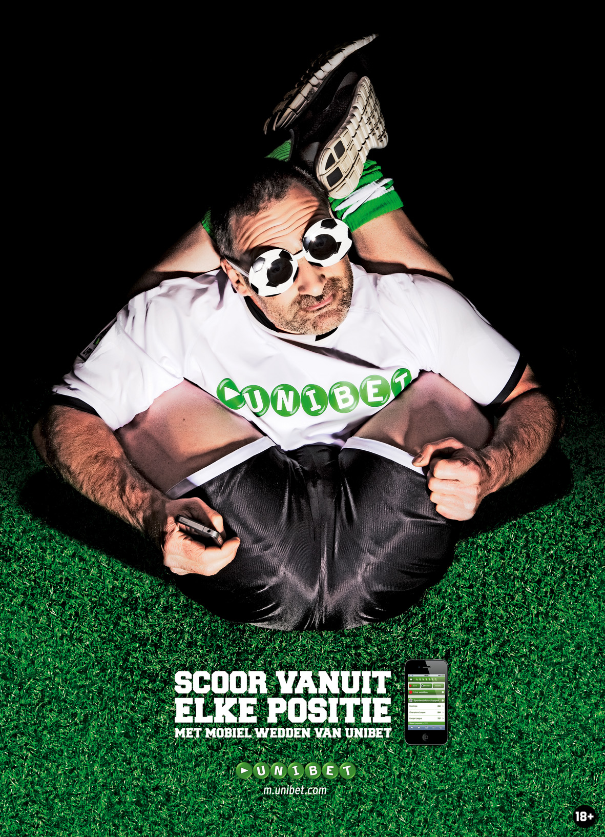 UniBet casino interface met bonusaanbieding