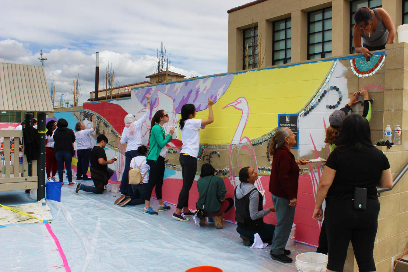 Playground Mural - ƎE
