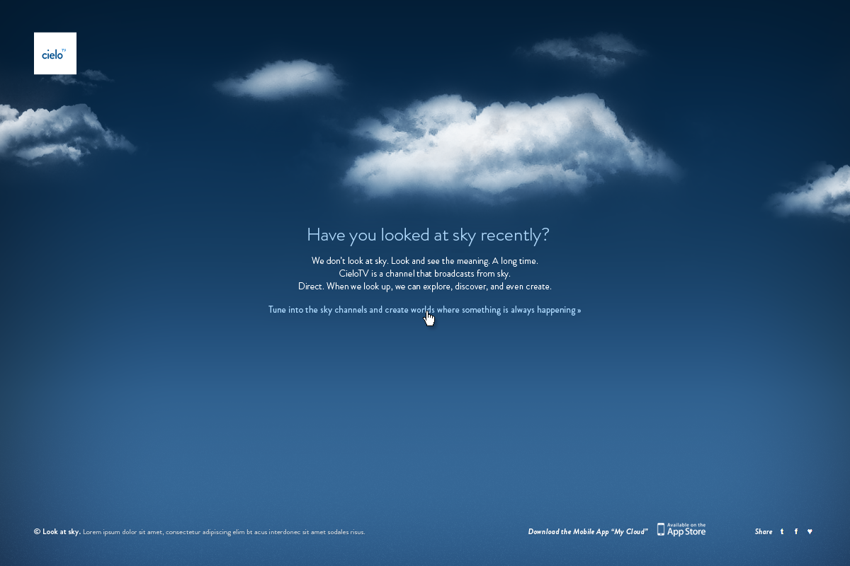Look At Sky Maria Collado Creative Copywriter