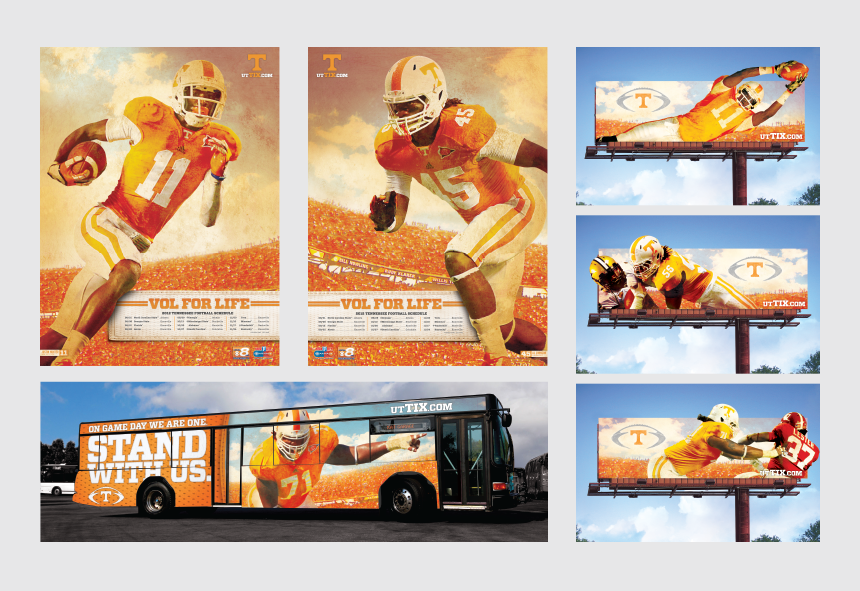 University of tennessee athletic department brian feeney art director