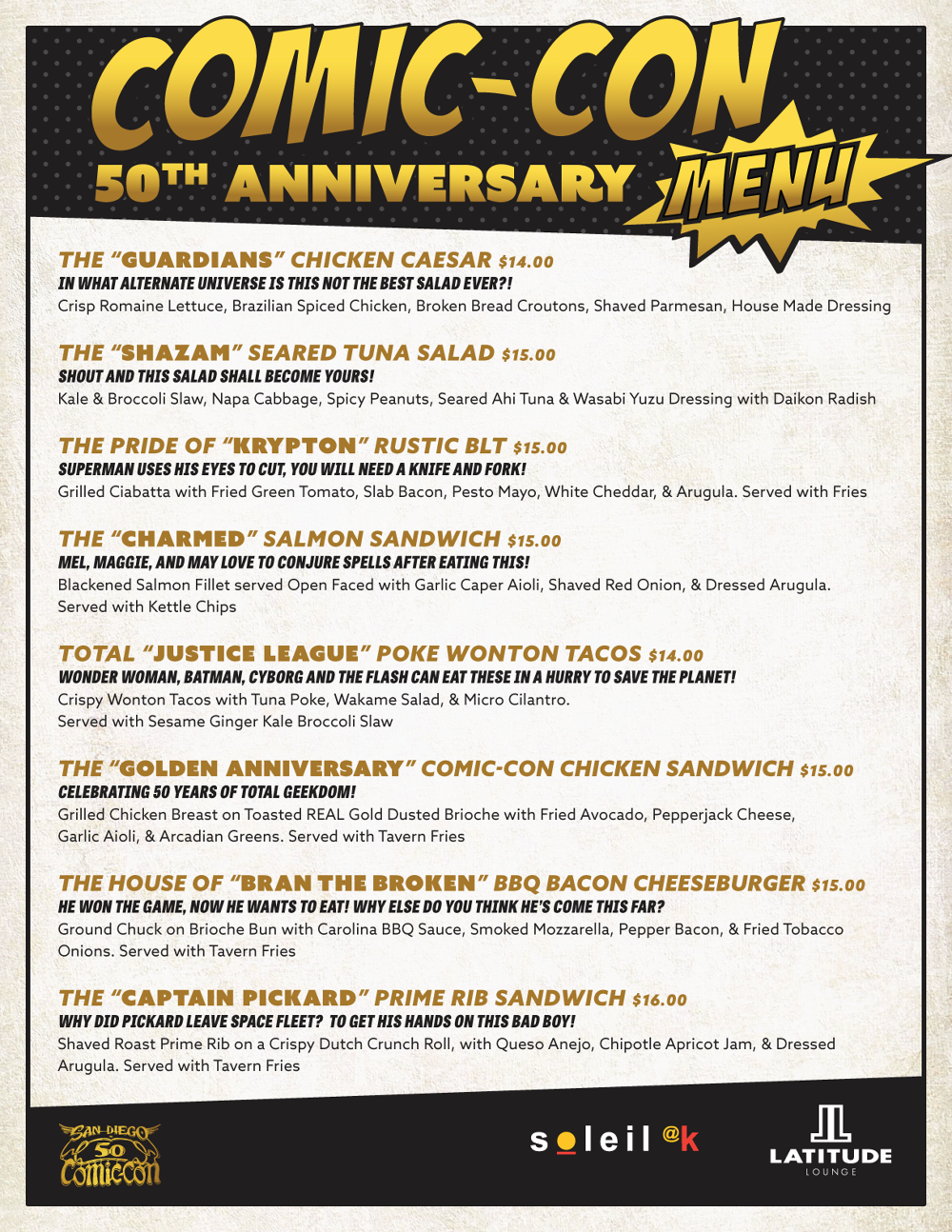 RESTAURANT MENUS - Alessa Elizabeth