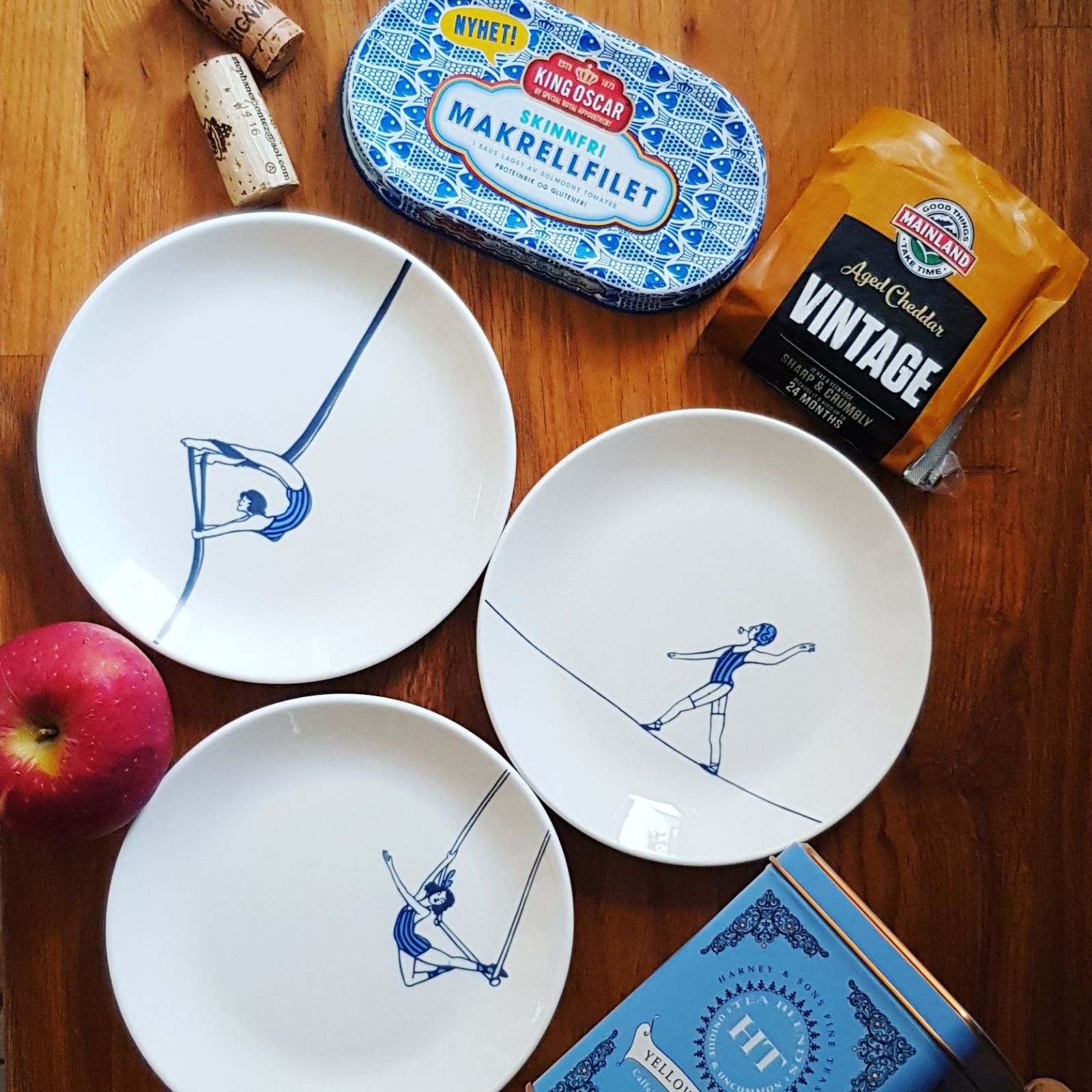 Gymnastics Printed Plate Set - Anngee Neo
