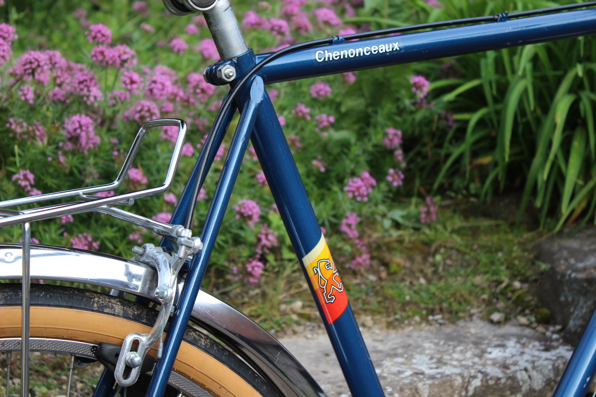 Vélo Peugeot Vintage 80s Mixte - Bleu, 28 Pouces, 10 Vitesses - Ville Et Route