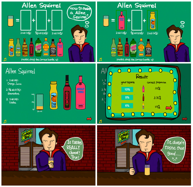 Interactive Flash Game Cocktail Bar BessieJopx