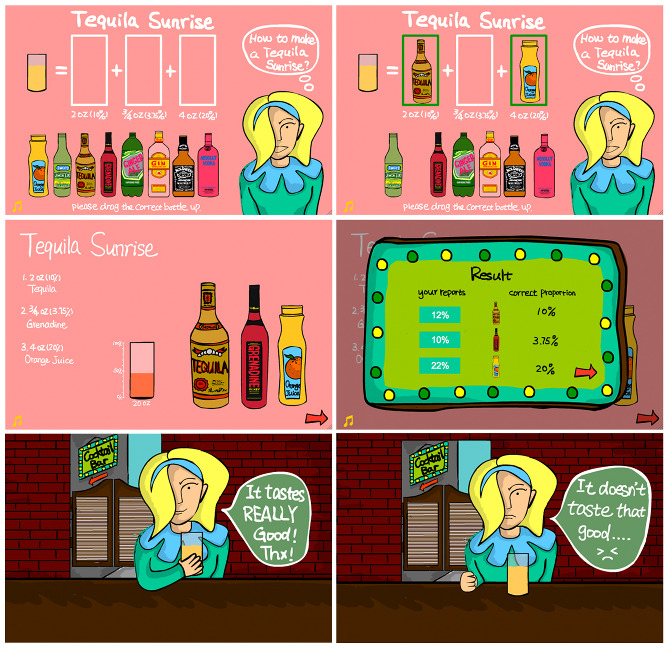 Interactive Flash Game Cocktail Bar BessieJopx