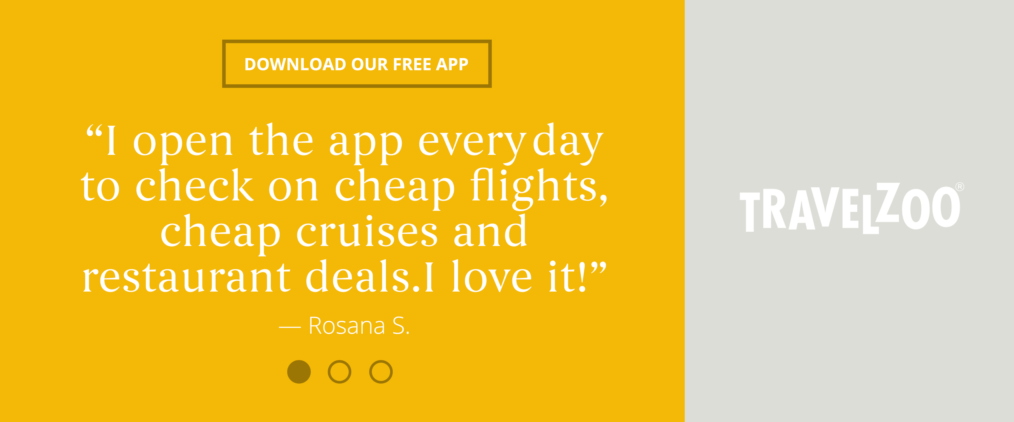 Travelzoo Banner Campaigns Irasema Design