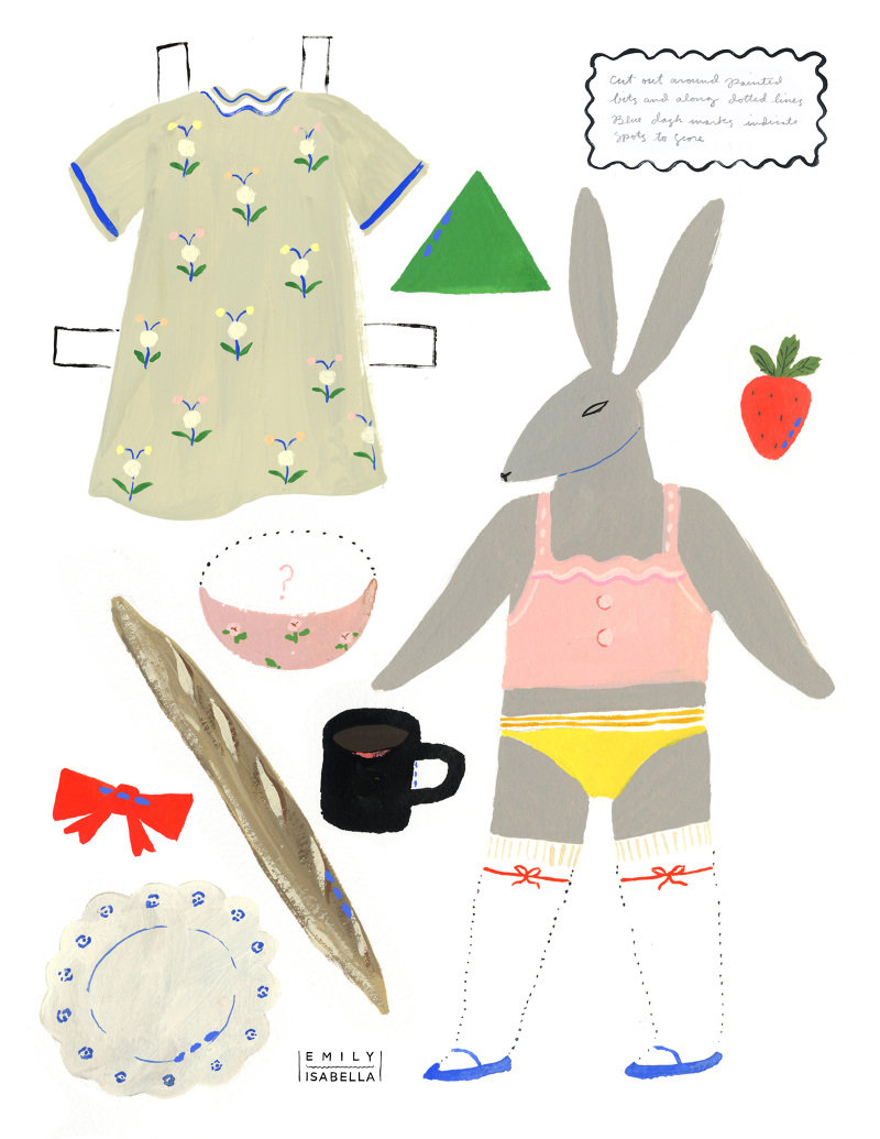 Printable Paper Dolls - Emily Isabella