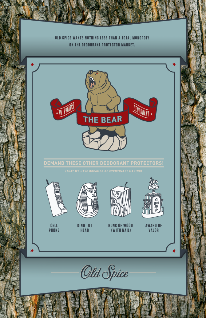old spice deodorant holder
