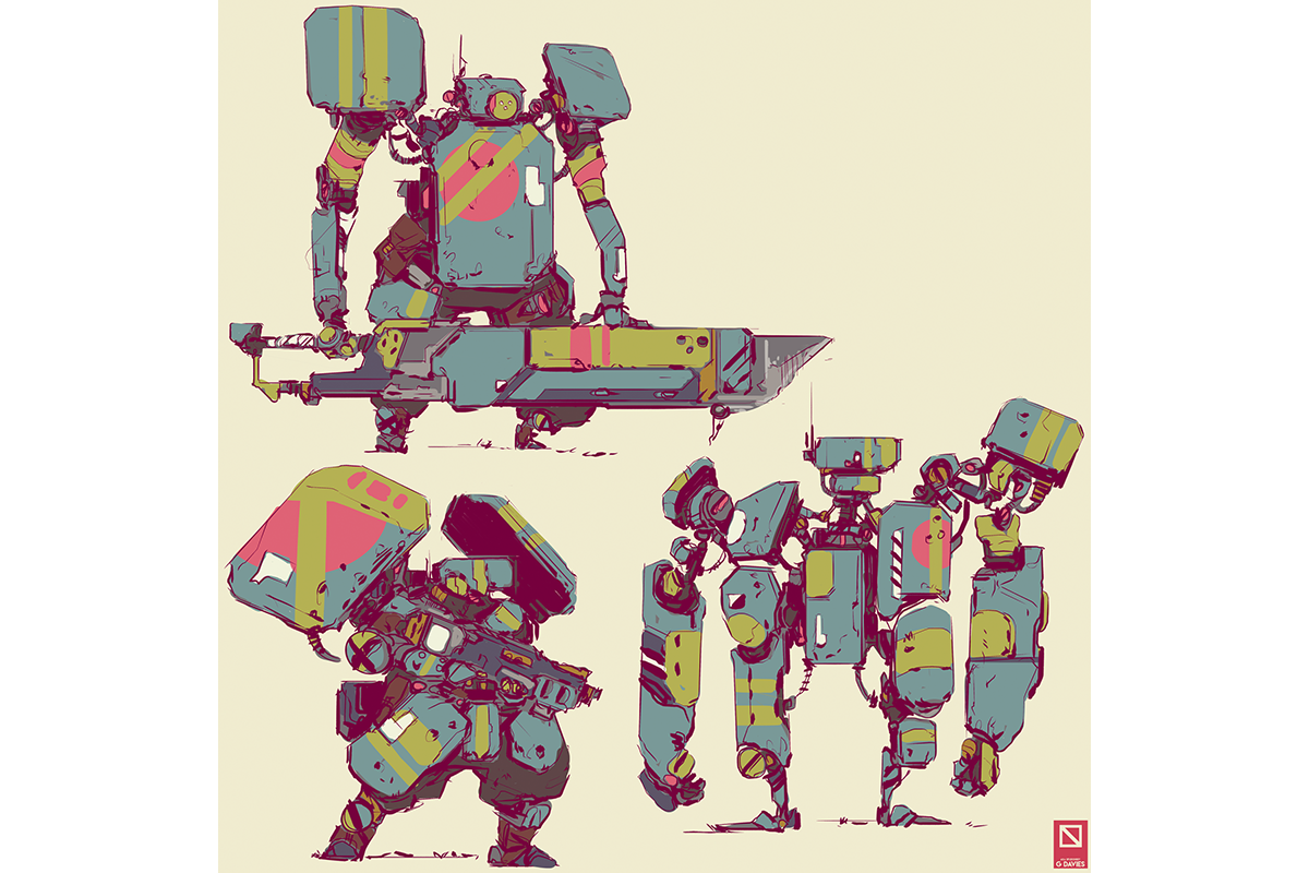 2d art Gareth Davies