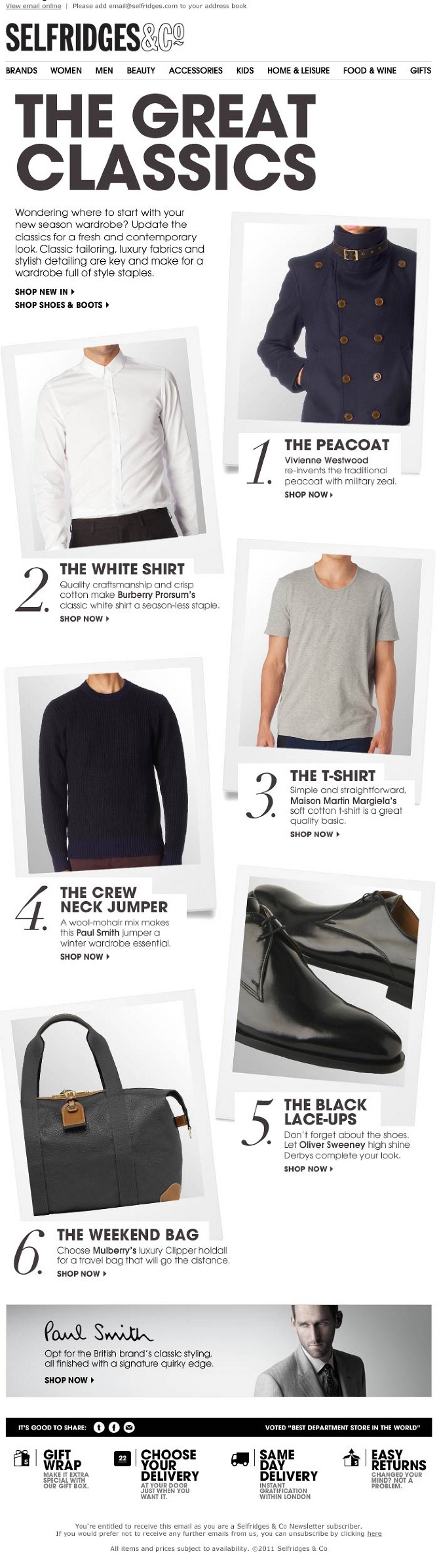 Retail & Fashion Emails