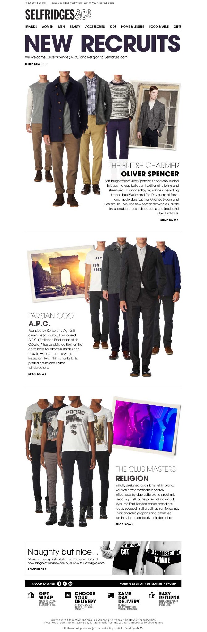 Retail & Fashion Emails