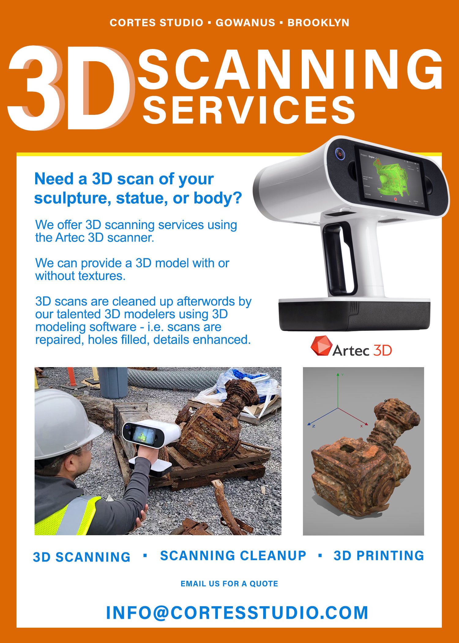 3D Scanning - Cortes Studio
