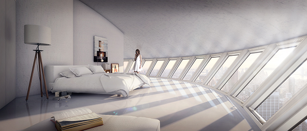 View of Green Penthouse - Tiago Barros Studio