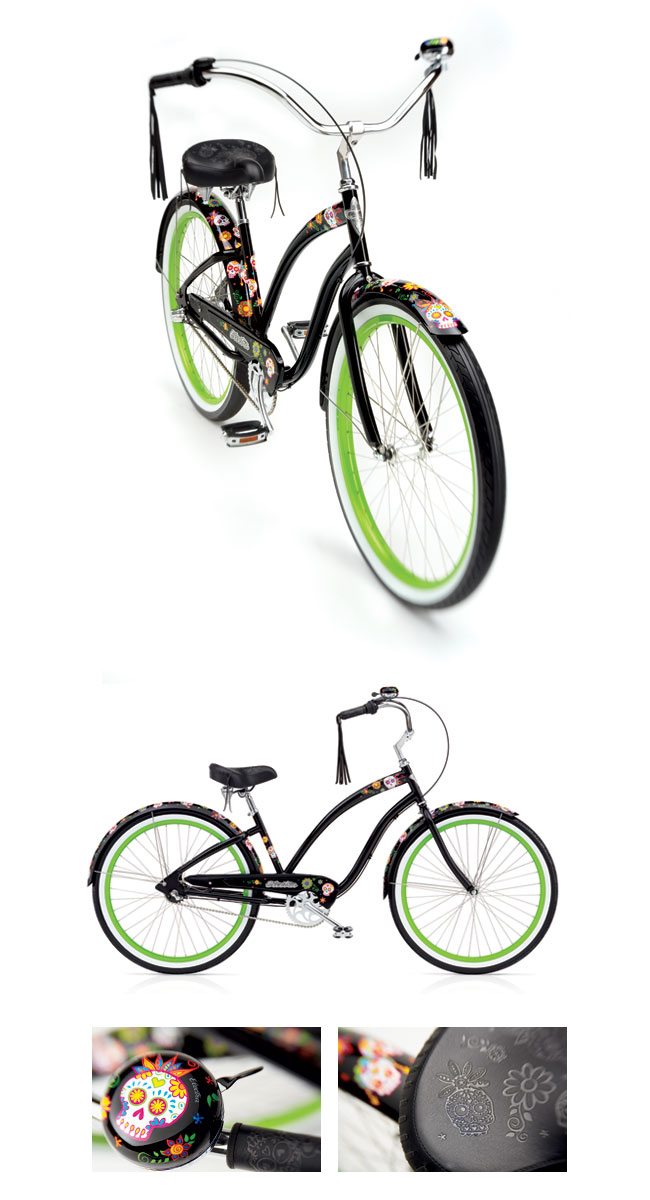 electra sugar skull bike
