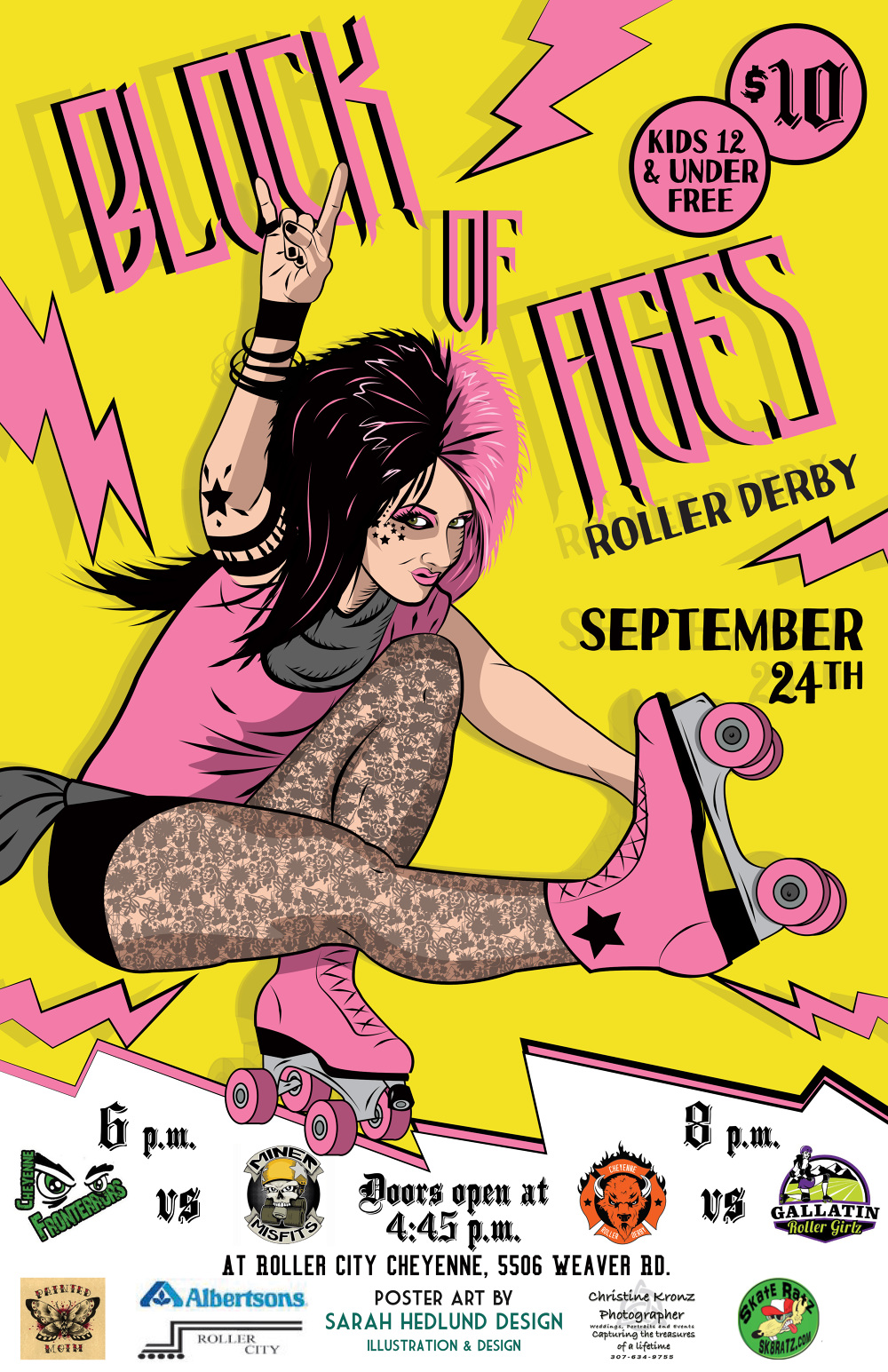 Roller Derby Posters Sarah Hedlund Illustration