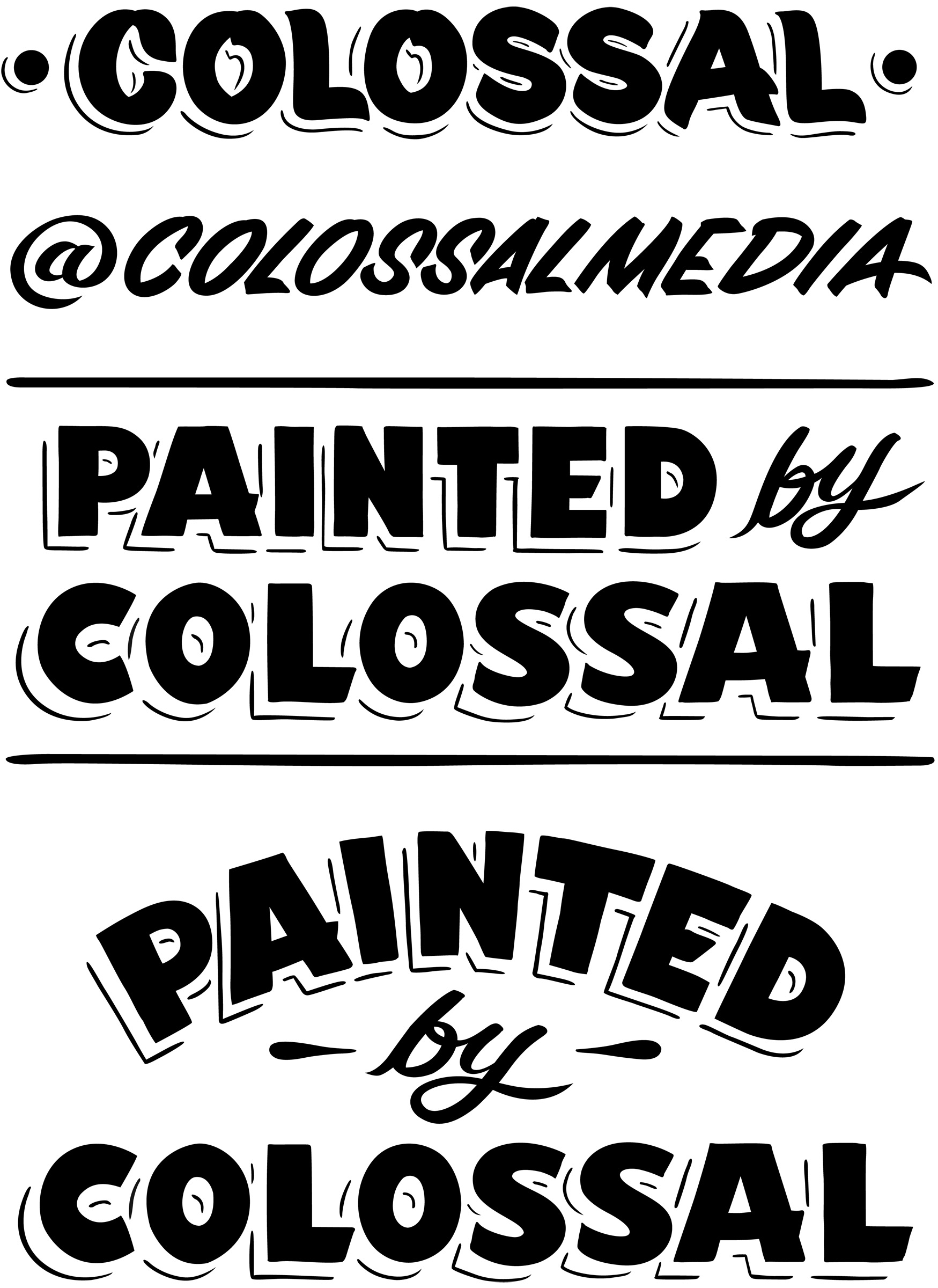 Painted by Colossal