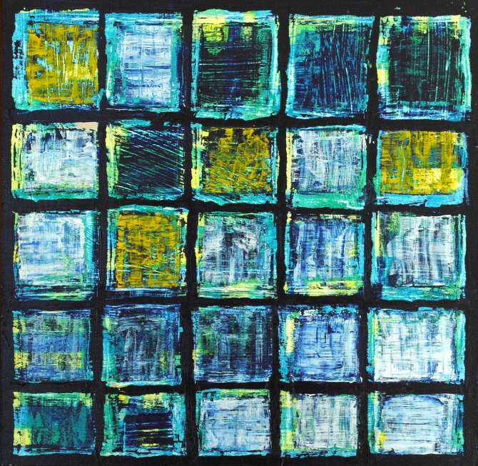 Acrylic Paintings on Board tim hallinan