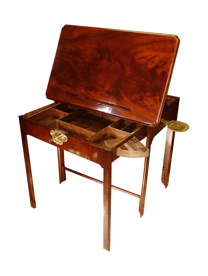 Architect desk Alcedines Antique & Art Restoration, Alexandria, VA