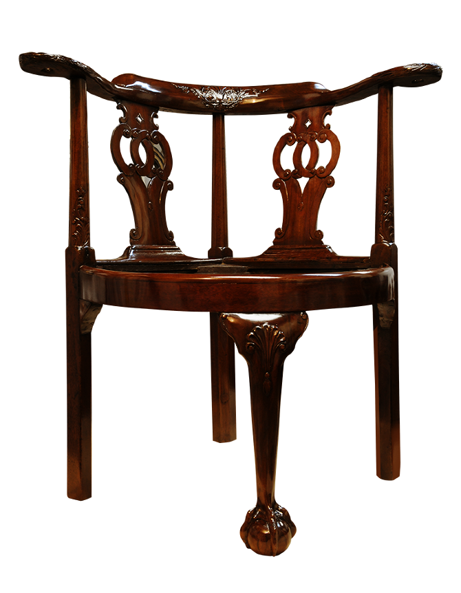 Corner Chair Alcedines Antique & Art Restoration, Alexandria, VA