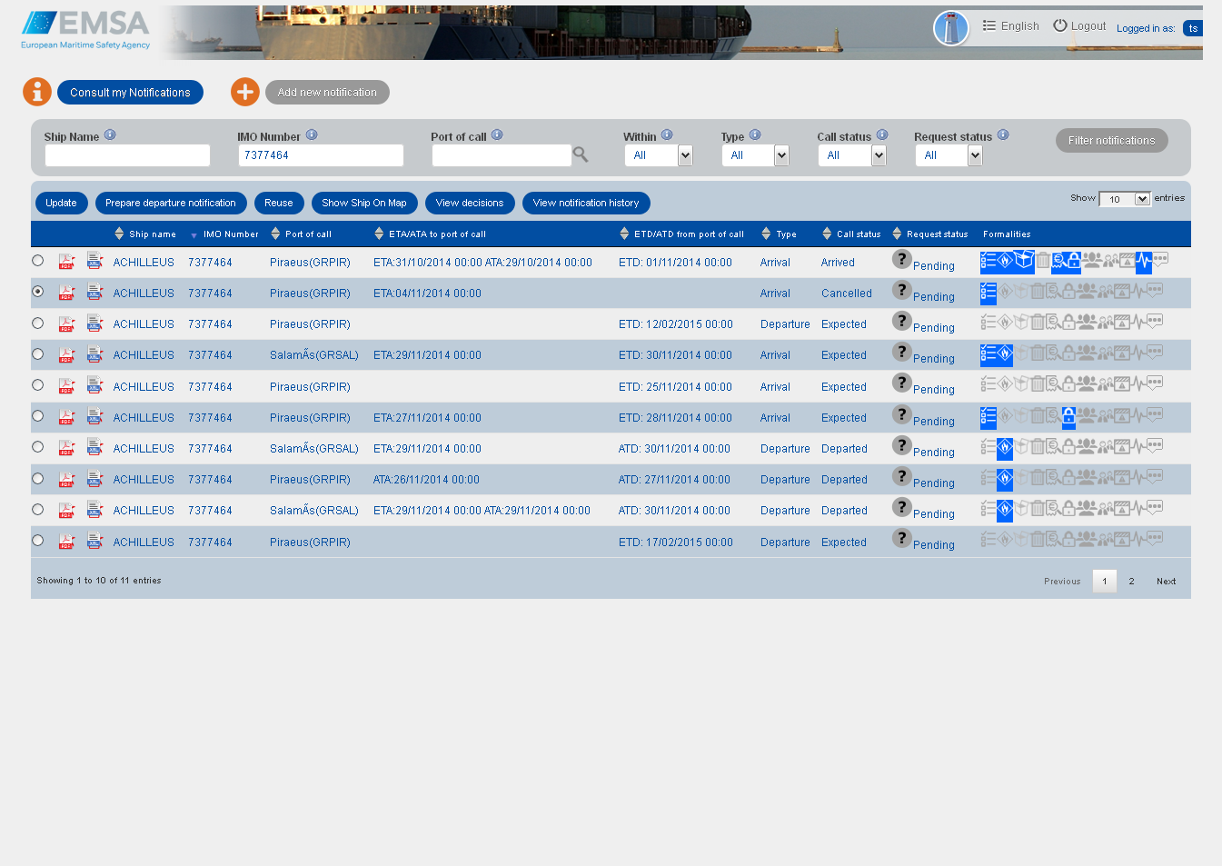Emsa national single window