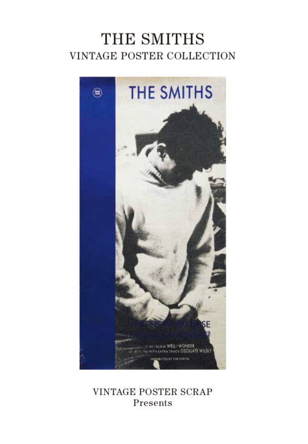 VINTAGE POSTER SCRAP Presents THE SMITHS VINTAGE POSTER