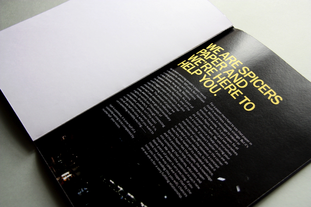 Spicers Paper Samples Booklet Nick Poon