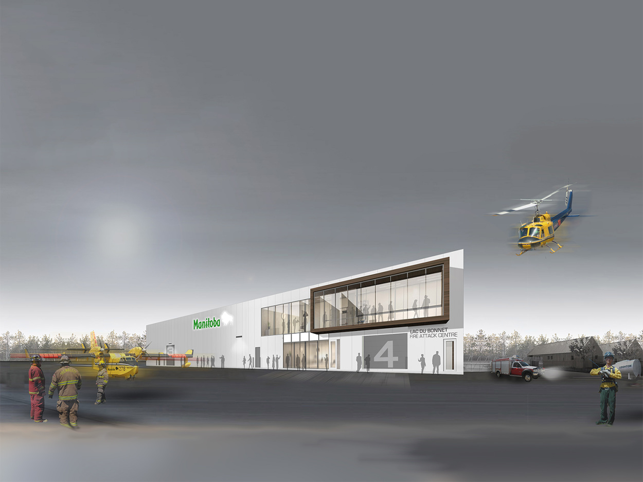 Lac du Fire Attack Centre 1x1 architecture