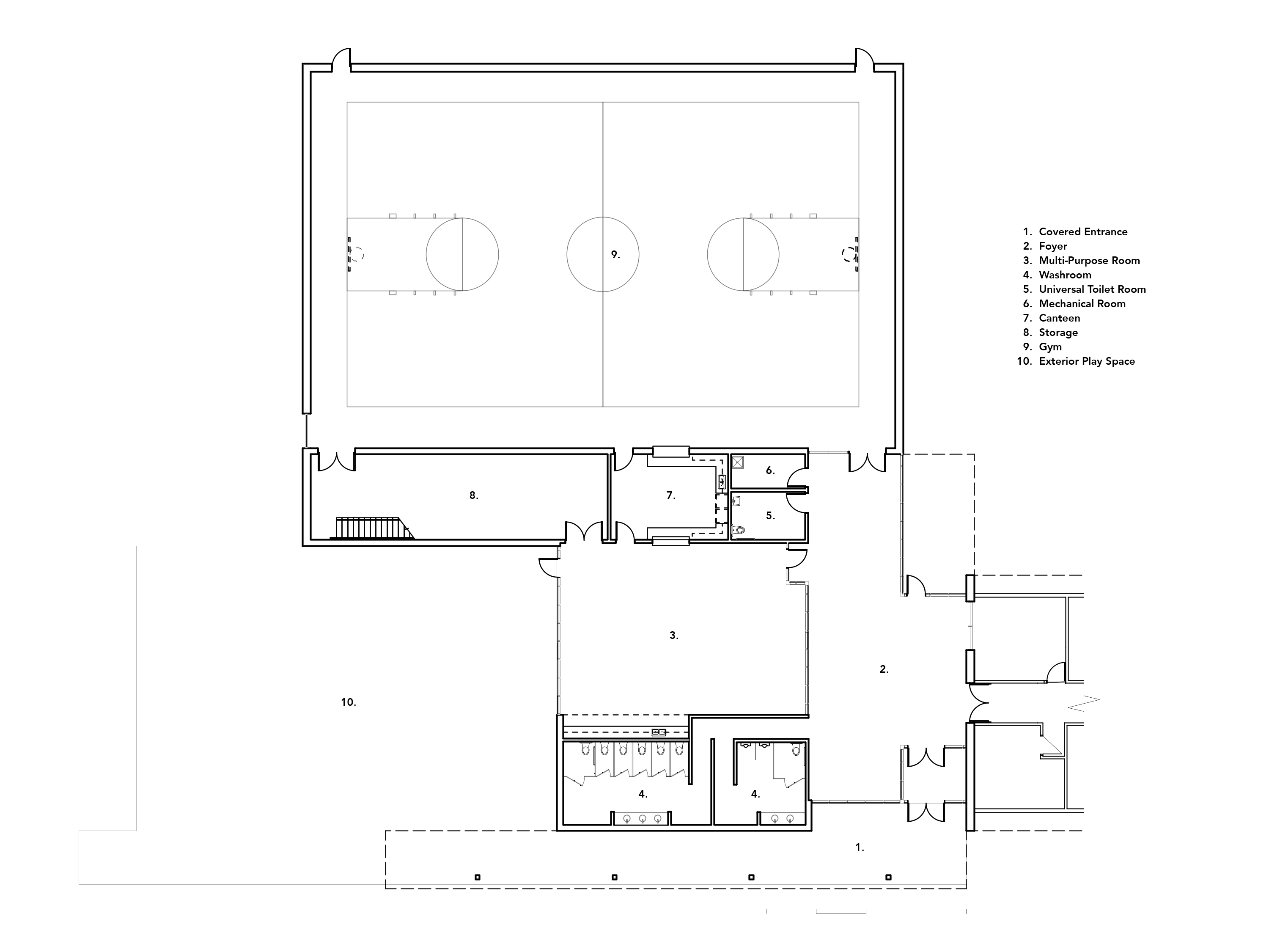 Tyndall Park Community Centre 1x1 architecture