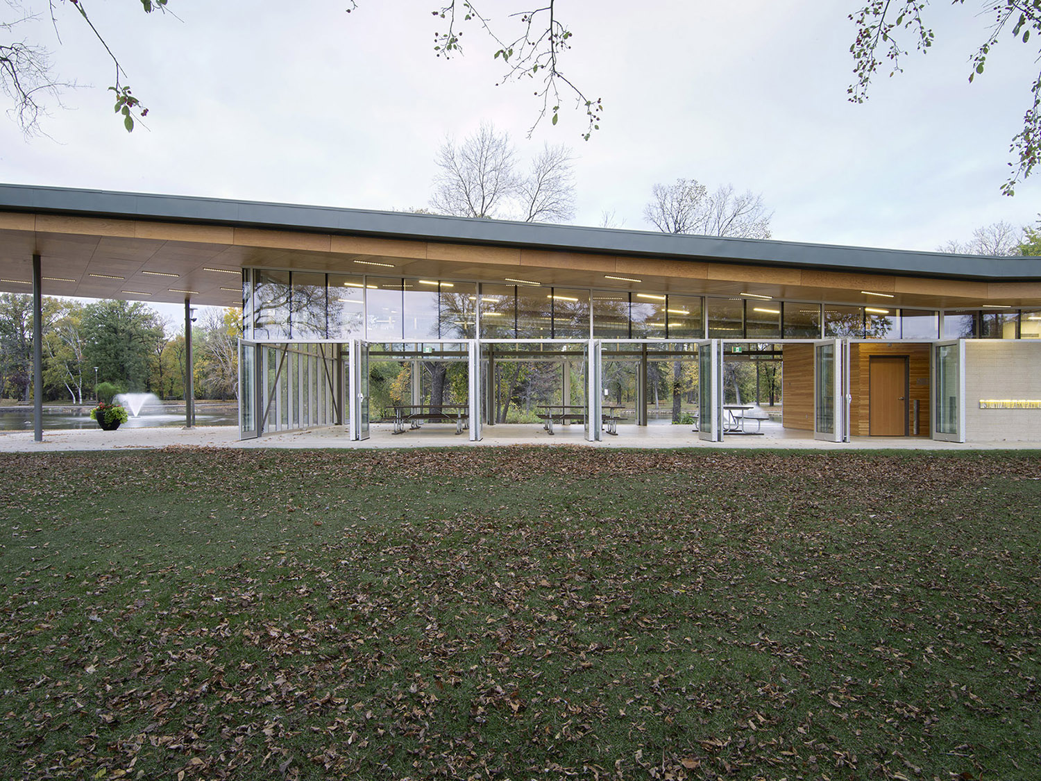 St Vital Park Pavilion 1x1 architecture