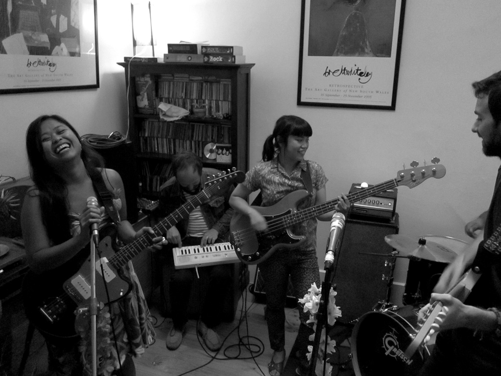 Pink Tiles Gig Poster Greg Tippett