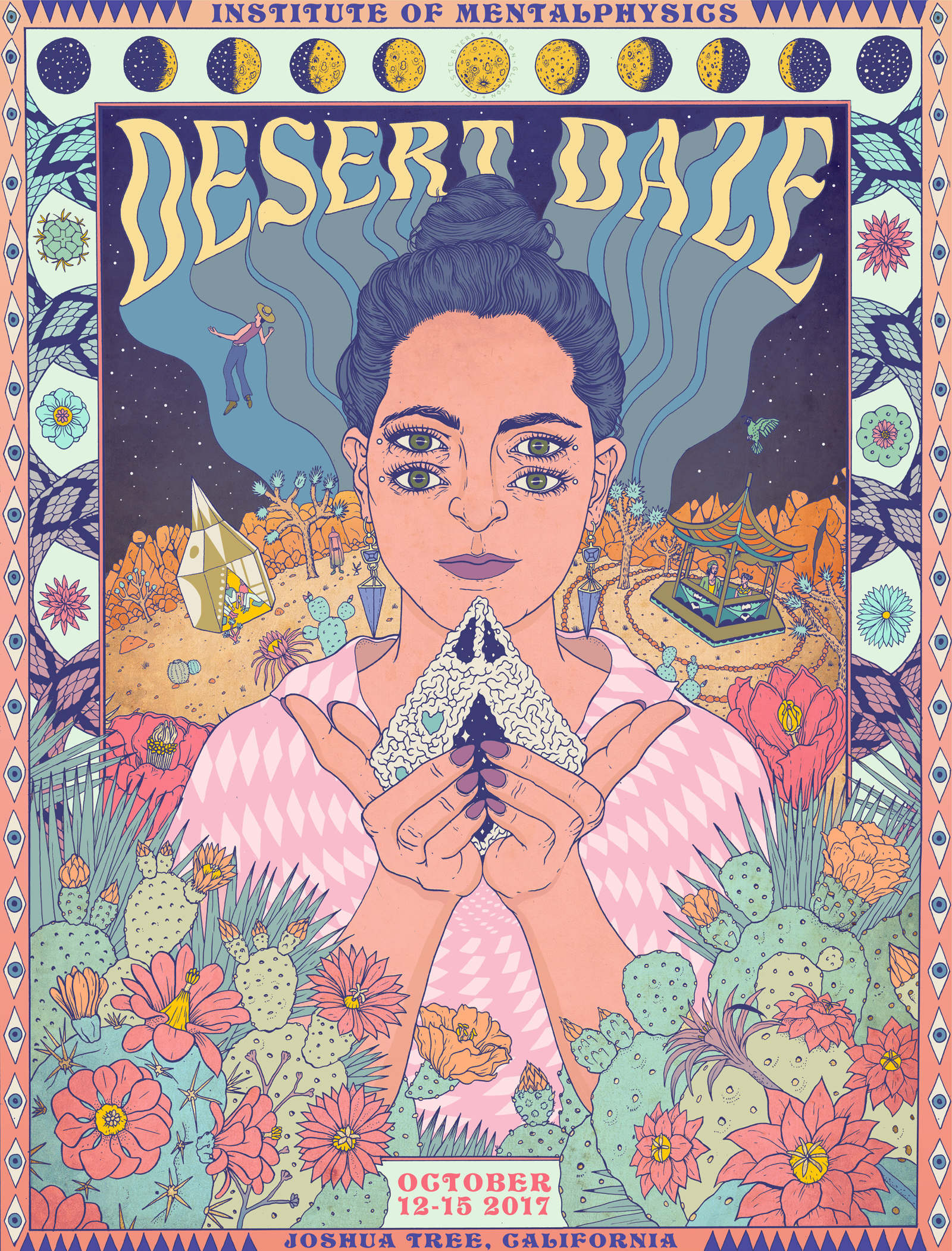 Desert Daze 2017 Poster - CELESTE BYERS