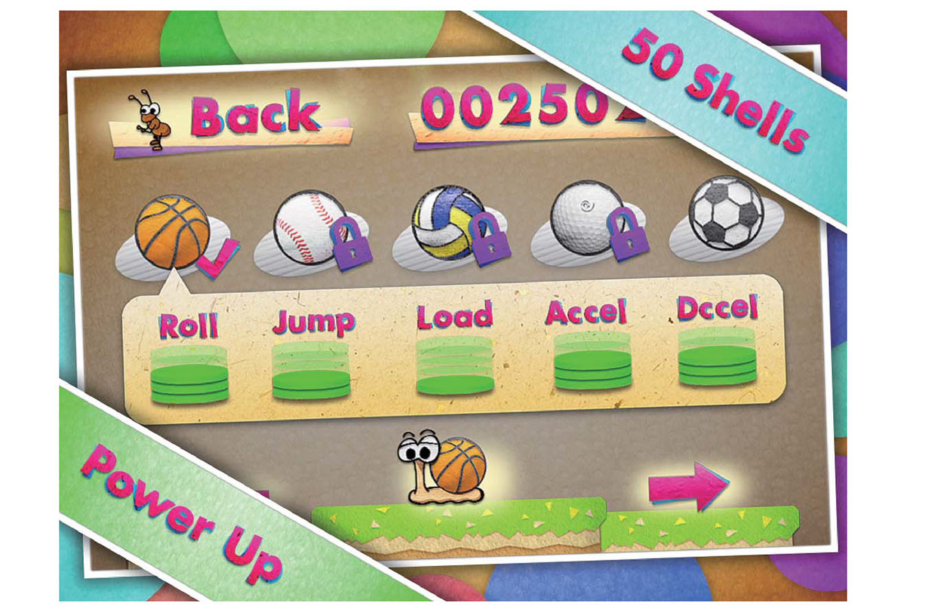 Turbo Snail Family, kids and action game. fludot.co