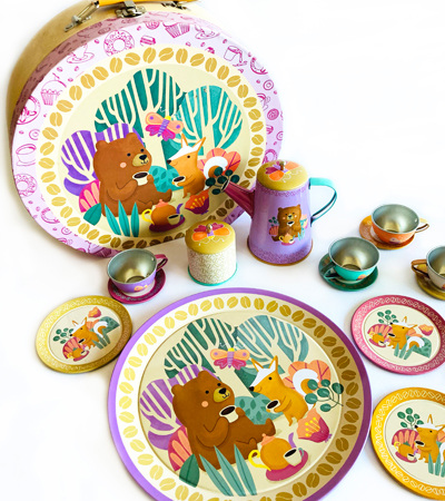 Juego tacitas apilables - petal
