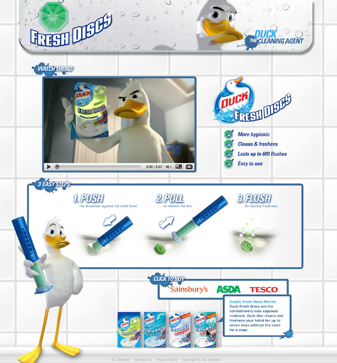 SC Johnson Duck Fresh Discs Richie and Matt